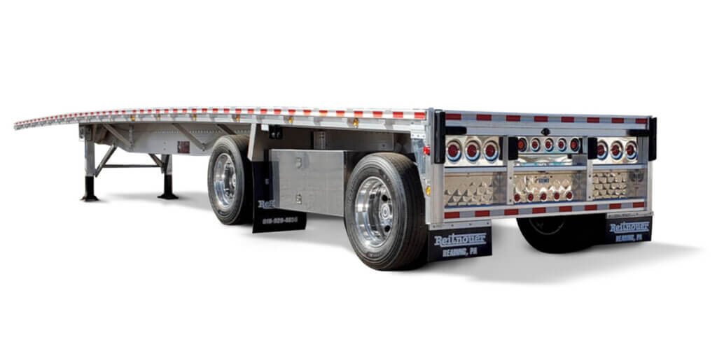 reitnouer maxmiser aluminum flatbed trailer
